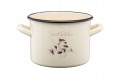 Garnek tradycyjny emaliowany Galicja Flores 16cm 2,4 l