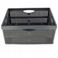 Kosz, skrzynka składana BrandQ Antracyt 46x34cm