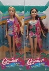 Lalka z deską do serfowania mix