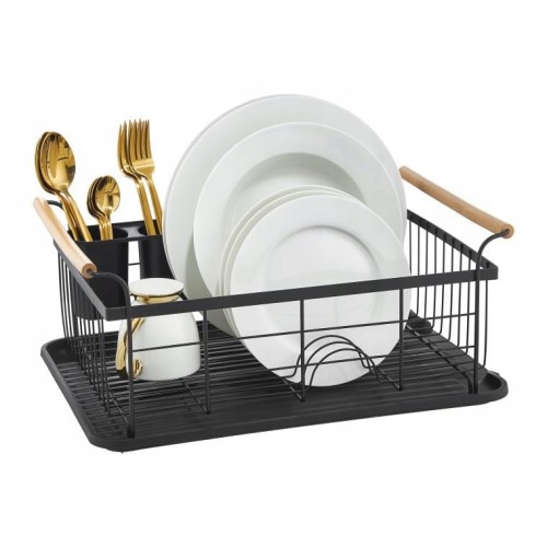 Ociekacz, suszarka Ambition Decor 44x32cm czarna