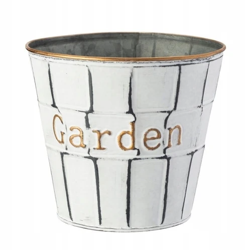 Osłonka Rossa 14cm metal biały Verdenia