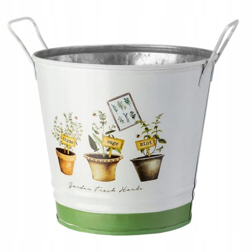 Osłonka Herbs 16cm metal Verdenia