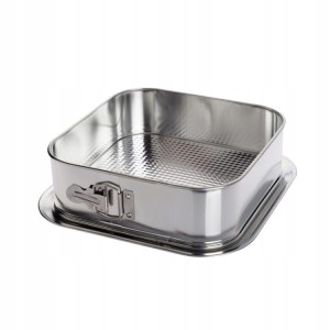 Tortownica kwadratowa Galicja Platino 24 x 24cm