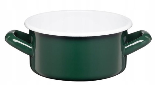 Garnek, rondel tradycyjny Galicja Gordon 14cm, 1 l zielony