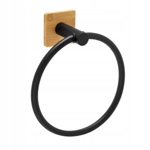 SCANDIC UCHWYT NA RĘCZNIK OKRĄGŁY BAMBUS CZERŃ
