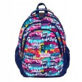 Plecak szkolny wielokomorowy St. Majewski Slogan BP-06 23 l