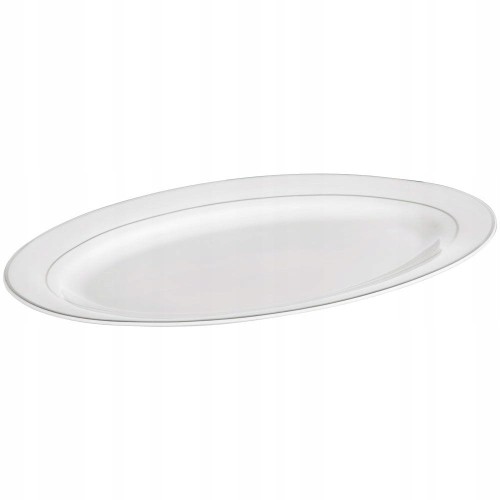 Półmisek owalny Ambition Aura Silver 35,5 cm