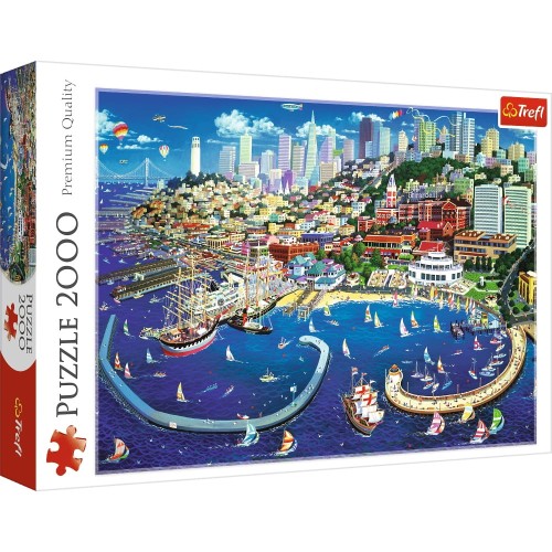 Puzzle Trefl 2 000 elementów Zatoka San Francisco