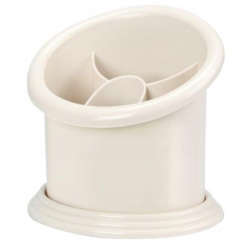 Ociekacz na sztućce Galicja Molly kremowy