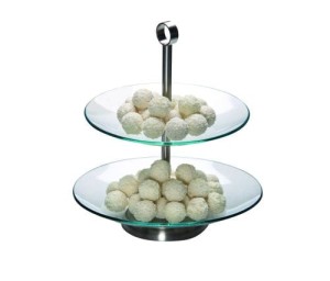 Patera Ambition Leila 25 cm 2 poziomy okrągła