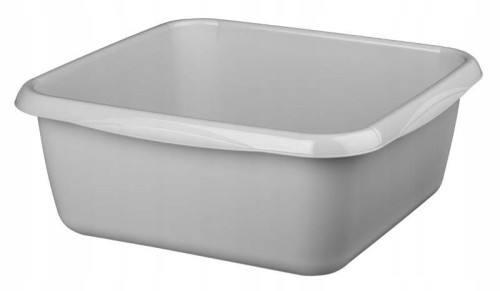 Miska kwadratowa Galicja Molly 25cm 4,5 l szara