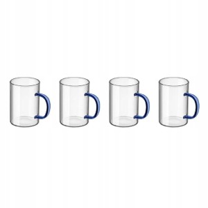 Szklanki Renza MG Home 300 ml 4 szt. kolorowe ucho