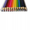 Kredki ołówkowe, trójkątne Astra 12 kolorów FC Barcelona