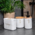 Szczotka do WC Galicja Marble biały