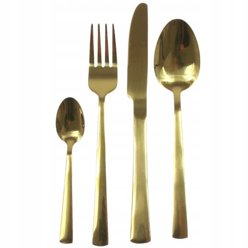 Zestaw sztucćów ARYA GOLD MG Home 24 elementów