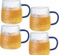 Szklanki MG Home DECO 350 ml 4 szt. granatowy uchwyt