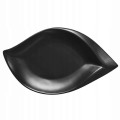 Półmisek Salsa łódka 31,5x18,5cm czarny AMBITION