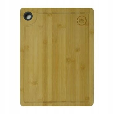 Deska do krojenia z uchwytem MG Home bambus 30x40 cm