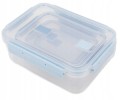 Pojemniki na żywność MG Home Misto 4 sztuki, prostokąt