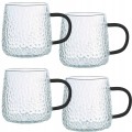 Szklanki MG Home Deco 350ml czarne 4 szt.