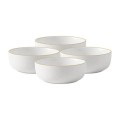 Salaterki miski porcelanowe MG Home Artena White 15 cm 4 sztuki