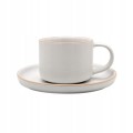 Filiżanki MG Home Artena kamionka 220 ml 4 szt. białe