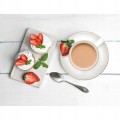 Filiżanki MG Home Artena kamionka 220 ml 4 szt. białe
