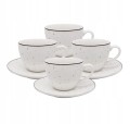 ZESTAW KAWOWY MG HOME GEMMA 4X240ML biały