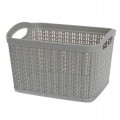 Kosz uniwersalny tworzywo sztuczne GAlicja Willow 3,3l szary jasny