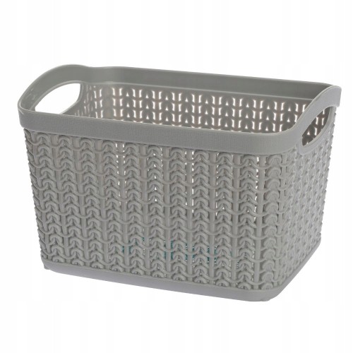 Kosz uniwersalny tworzywo sztuczne GAlicja Willow 3,3l szary jasny