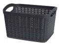 Kosz uniwersalny tworzywo sztuczne GAlicja Willow 3,3l grafit