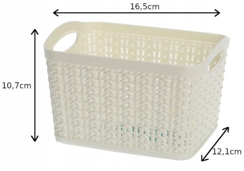 Kosz uniwersalny tworzywo sztuczne Galicja Willow 1,5l szary jasny