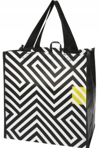 Torba na zakupy Ravi Negro czarna poliester