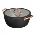 Zestaw garnków MG Home Rose Gold 6 elementów aluminium