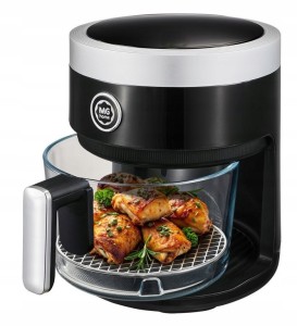 Frytkownica beztłuszczowa MG Home szklana misa 4l 1400 W