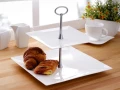 PATERA AMBITION PORTO 26,5 CM 2-POZIOMY BIAŁA