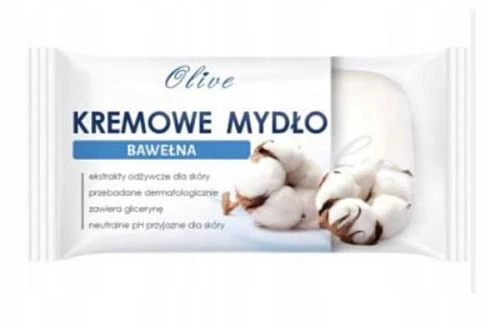 Mydło w kostce Lewiatan Olive 90g bawełna
