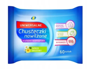 Chusteczki Nawilżane uniwersalne Lewiatan 60 sztuk